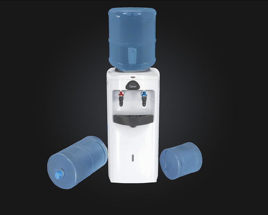 Water Dispenser and Bottles  Practical and Essential for Office 3D model_5