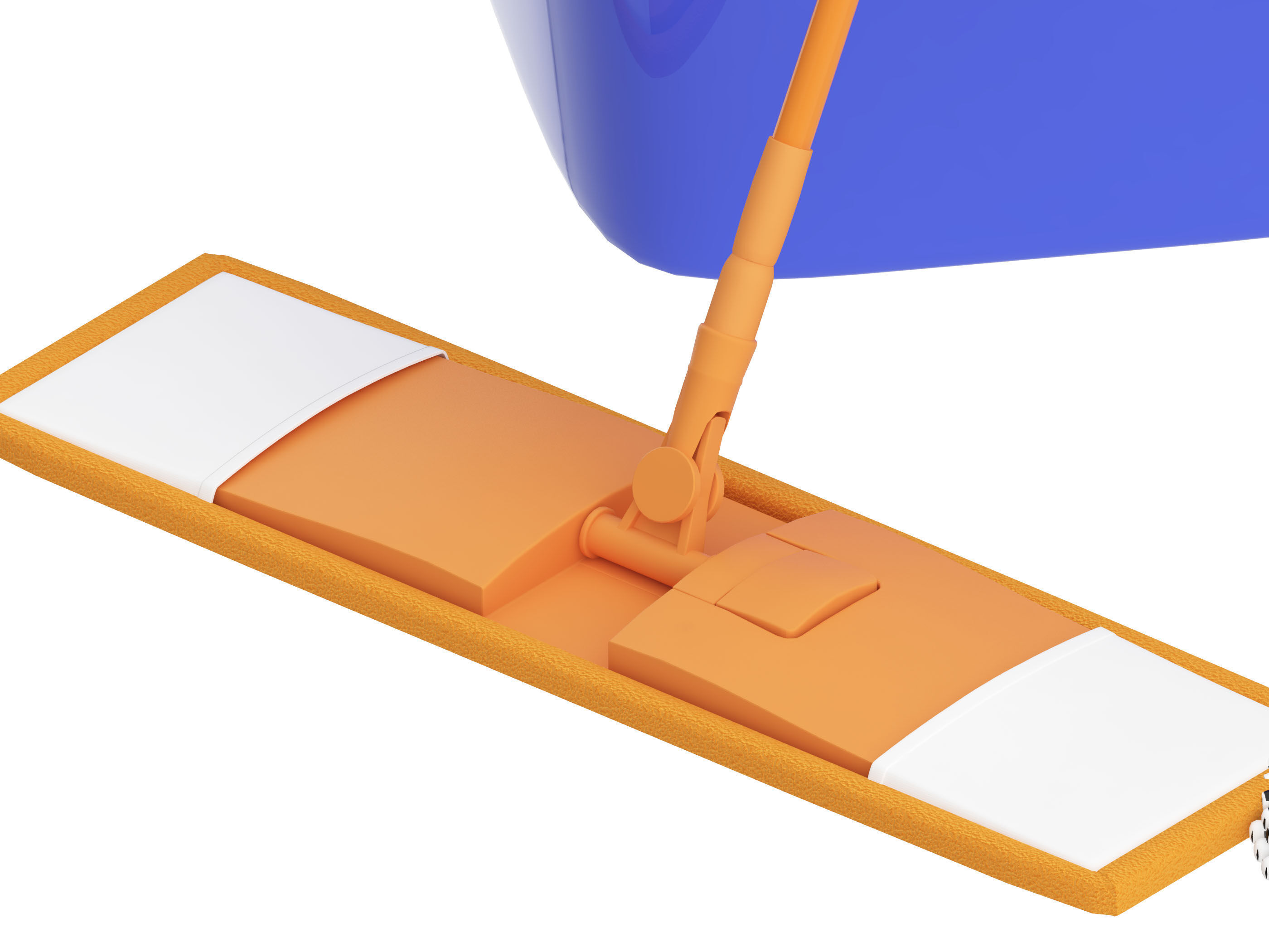 Cleaning tool Low-poly 3D model_6