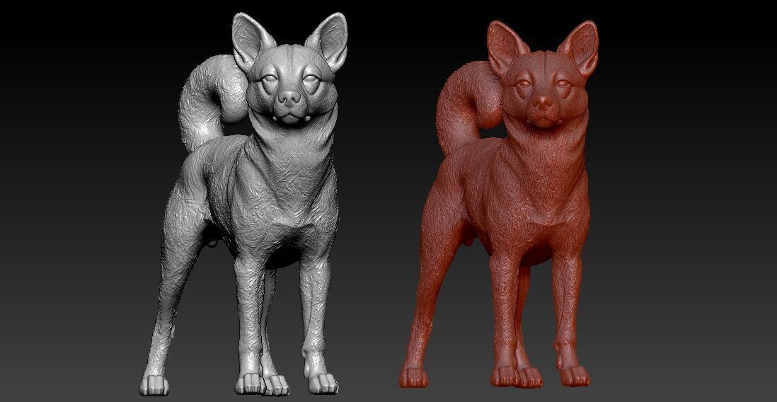 Norwegian Lundehund Dog - Norwegian Puffin Dog - 3D print 3D print model_2