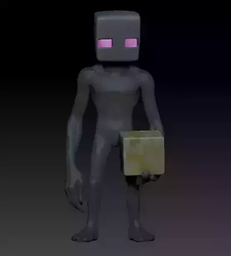 Enderman minecraft 3d model  3D print model