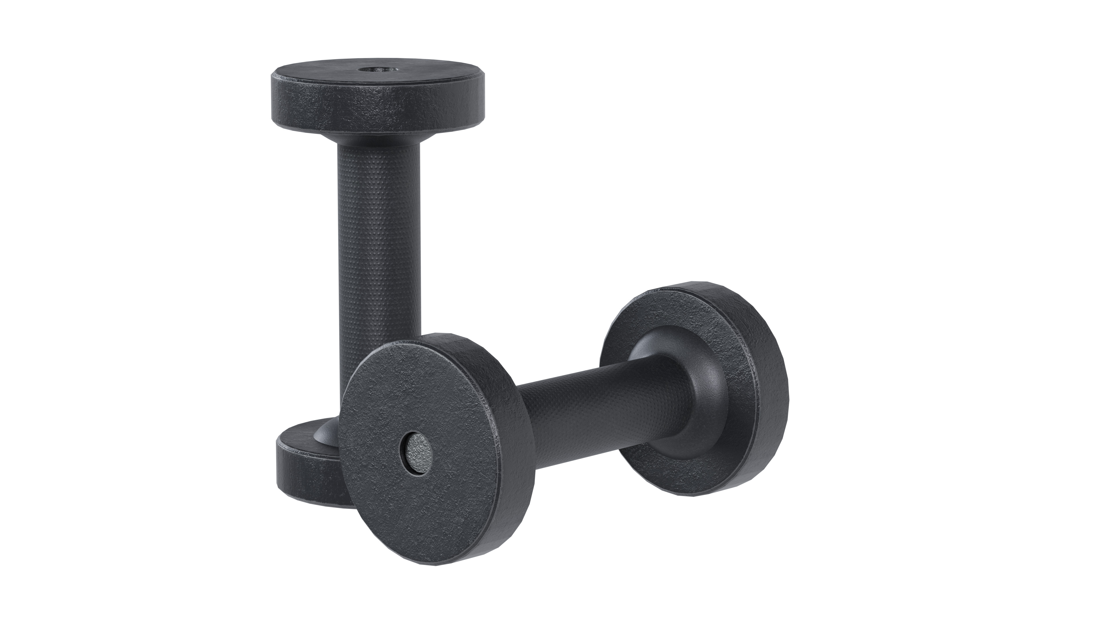 Dumbbell Low-poly 3D model_1