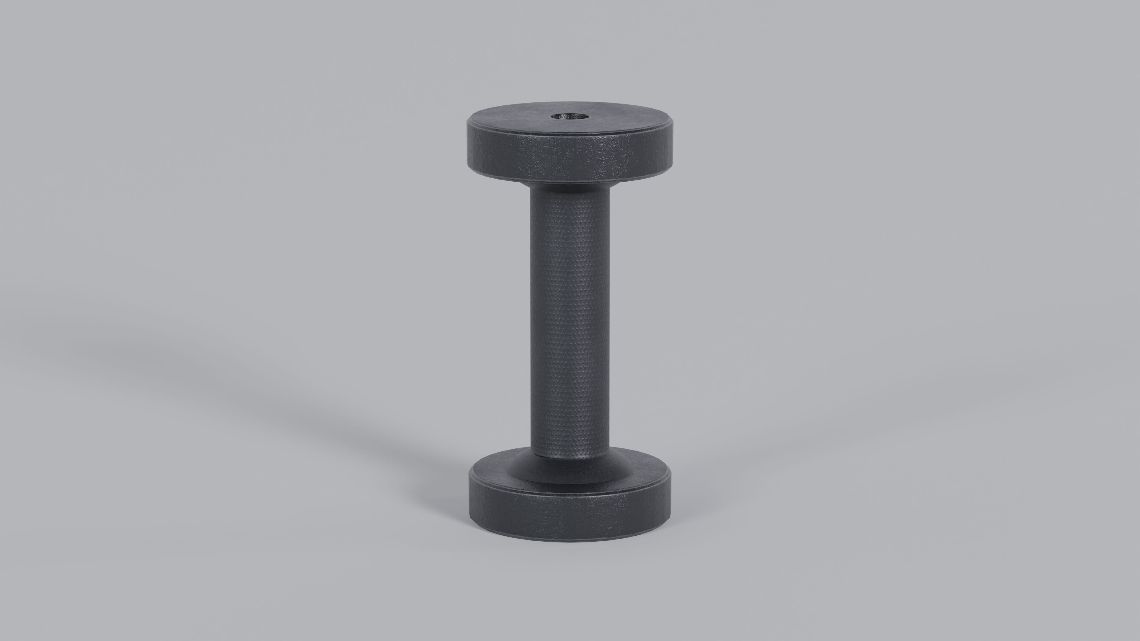 Dumbbell Low-poly 3D model_5