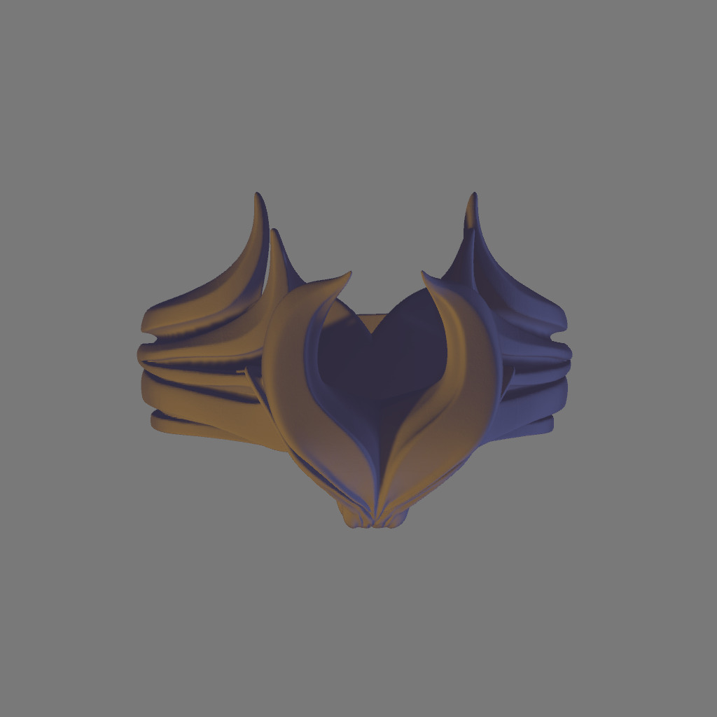 Devil Ring  Dark   Striking 3D print model_2