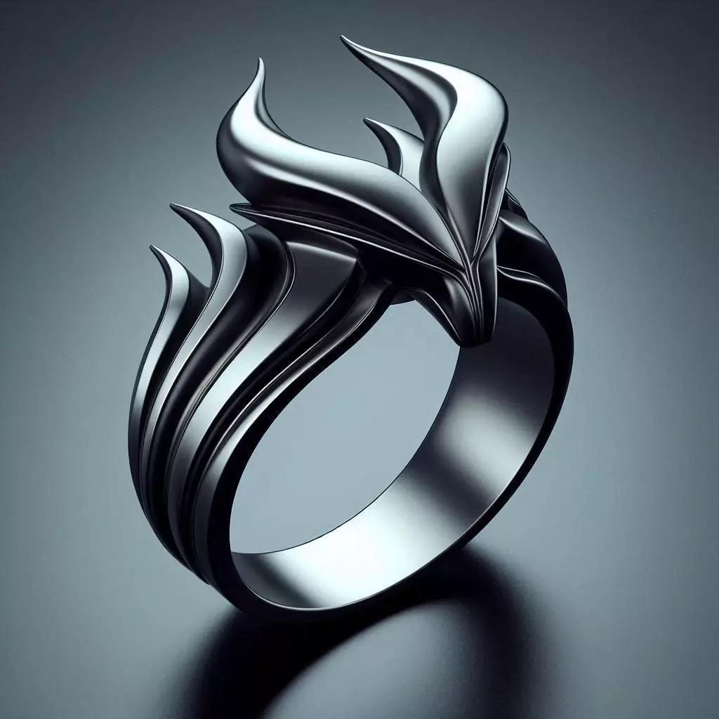 Devil Ring  Dark   Striking 3D print model_0