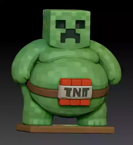FAT CREAPER MINECRAFT 3D