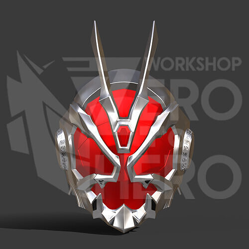 Kamen Rider SIC Wizard Helmet 3D print model