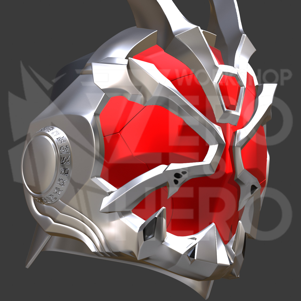 Kamen Rider SIC Wizard Helmet 3D print model_4