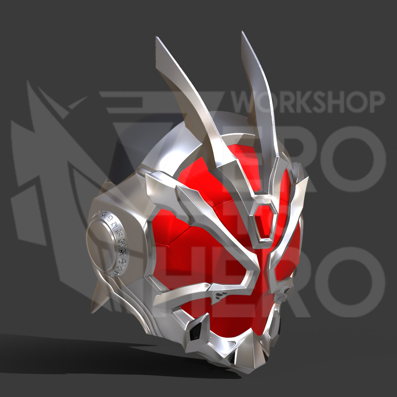 Kamen Rider SIC Wizard Helmet 3D print model_3