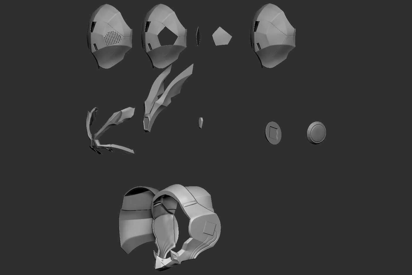 Kamen Rider SIC Wizard Helmet 3D print model_5