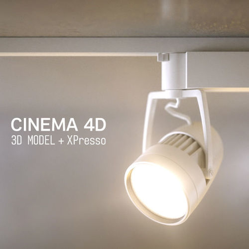 LED SPOT LIGHT - C4D XPresso  3D model