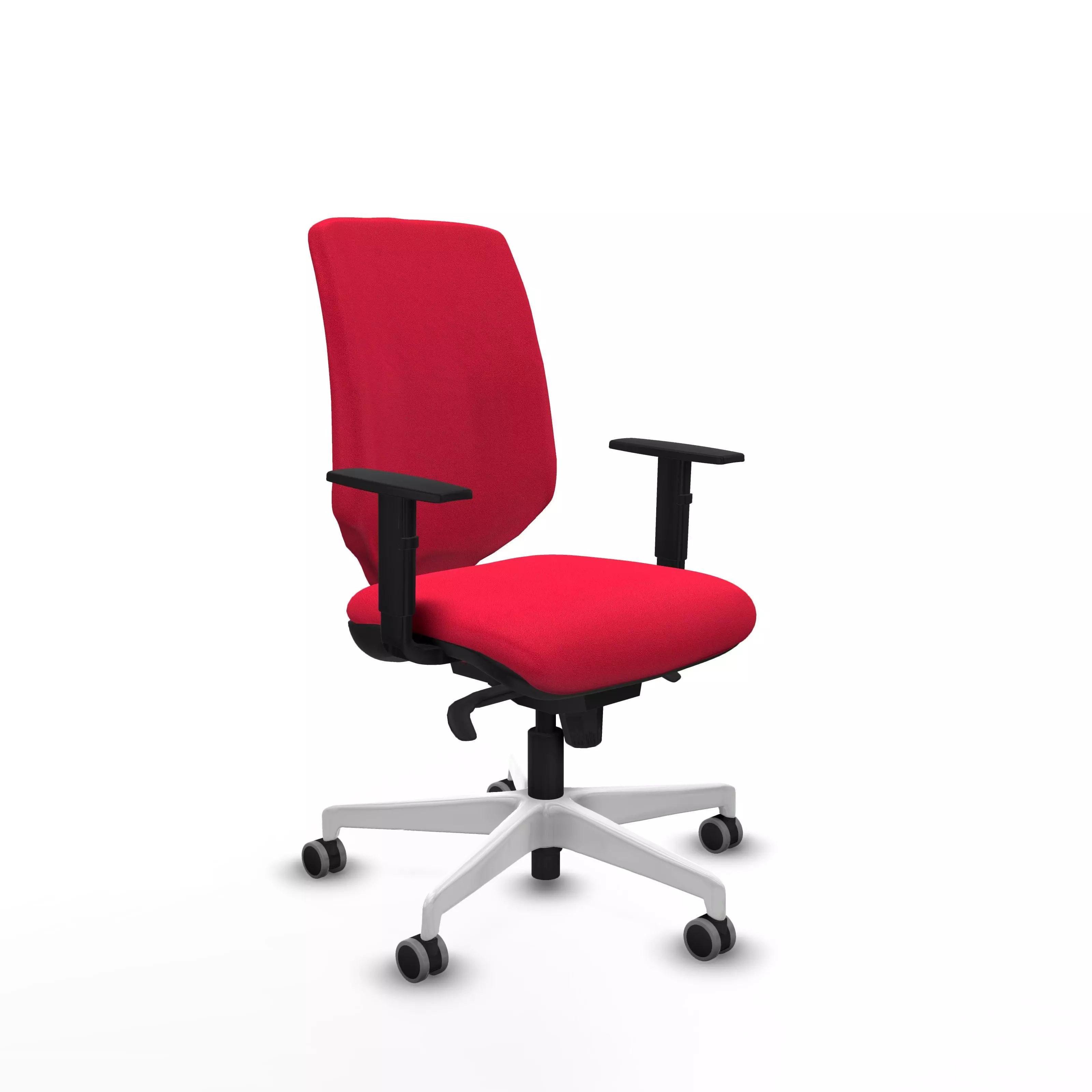 Modern Office Chair Low-poly 3D model_0