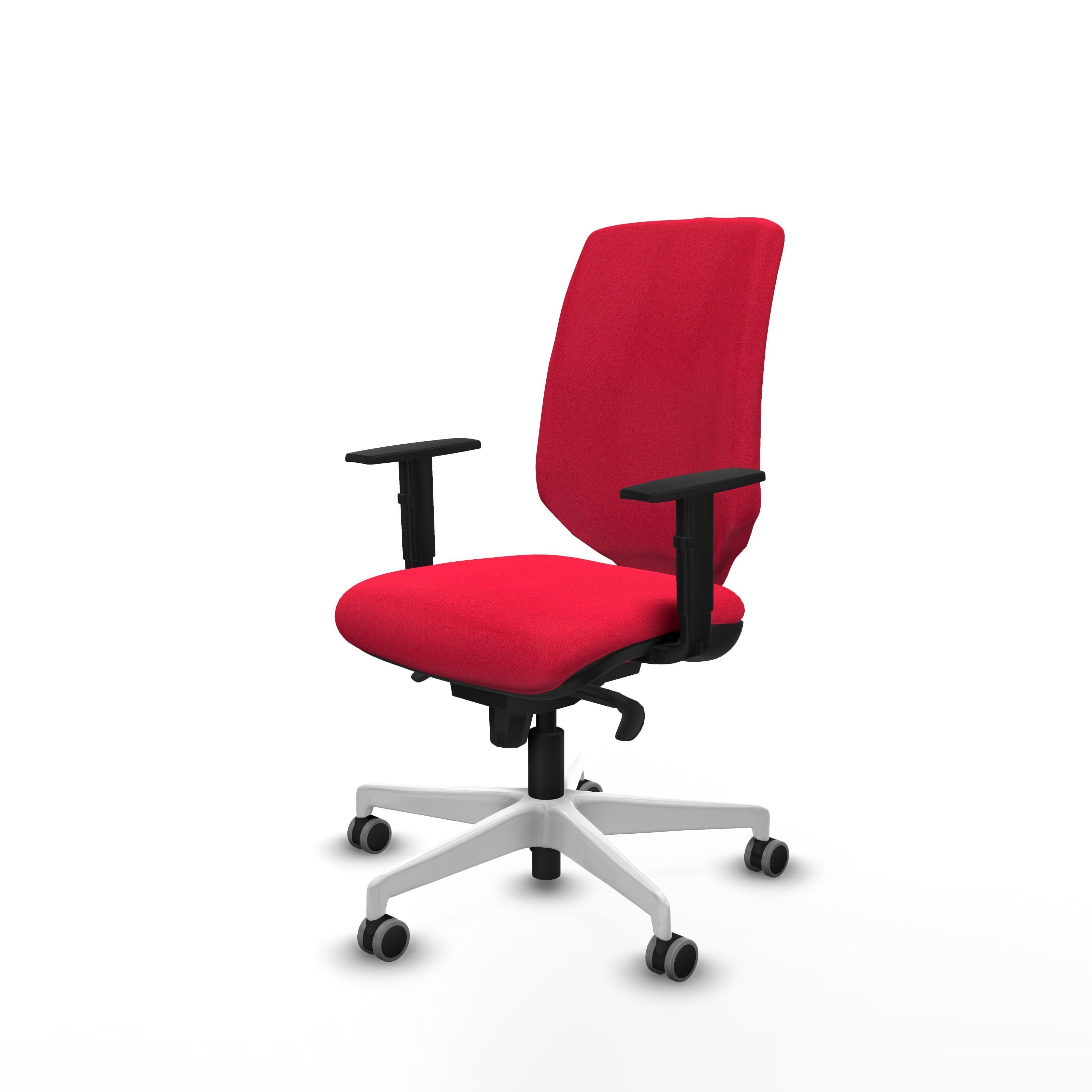 Modern Office Chair Low-poly 3D model_4