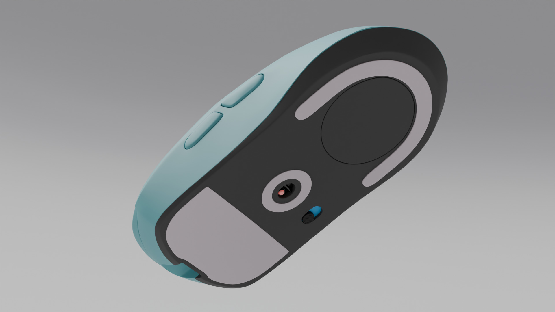3D Computer Mouse wireless mouse model 3D model_3