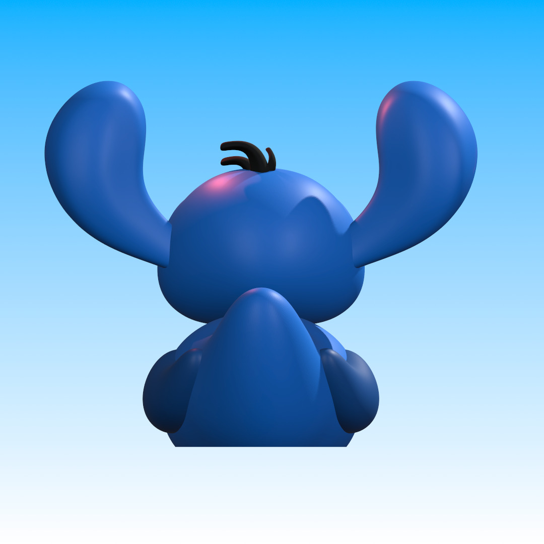 Stitch Duck 3D Model STL file Fanart 3D print model_2
