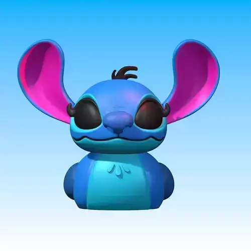 Stitch Duck 3D Model STL file Fanart
