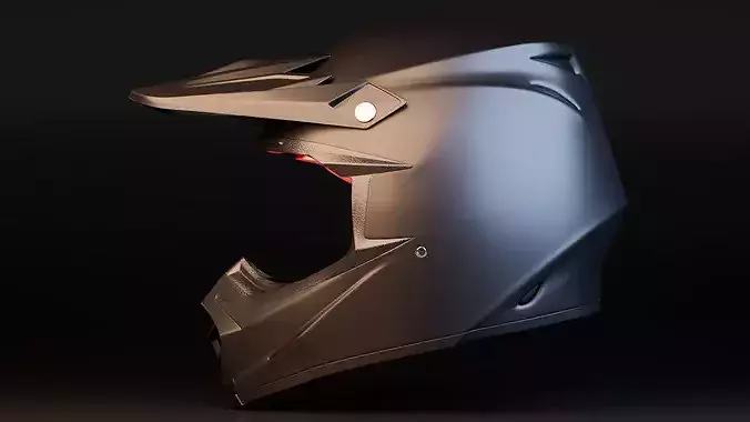 Racing Helmet 3D model 4