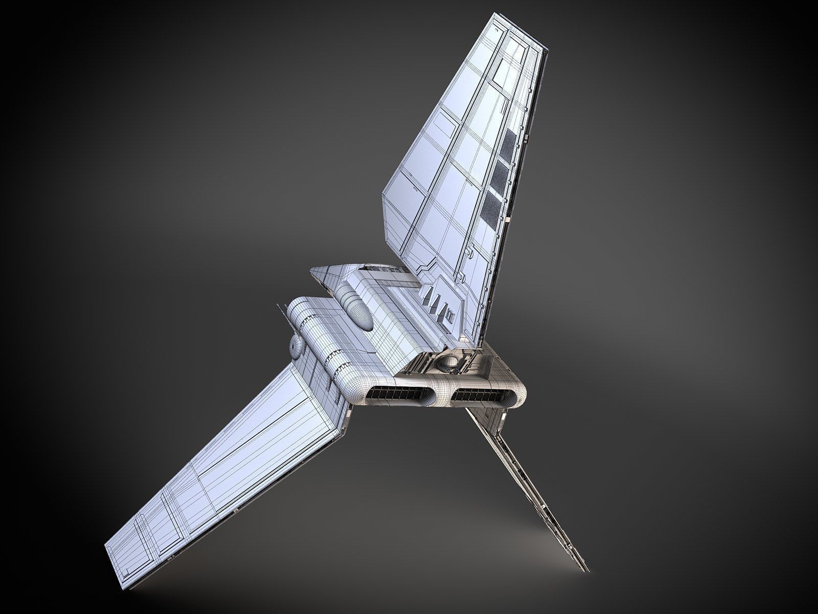 Star Wars Lambda T4A Class Shuttle 3D model_24