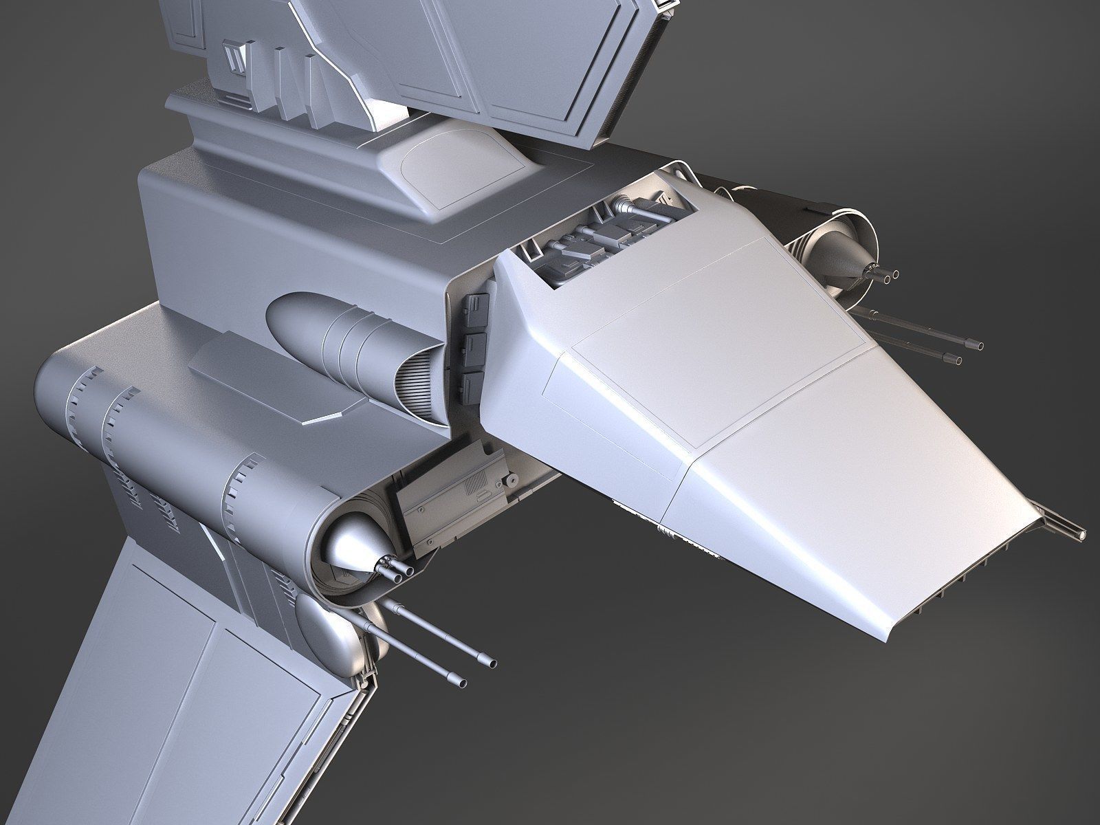 Star Wars Lambda T4A Class Shuttle 3D model_18