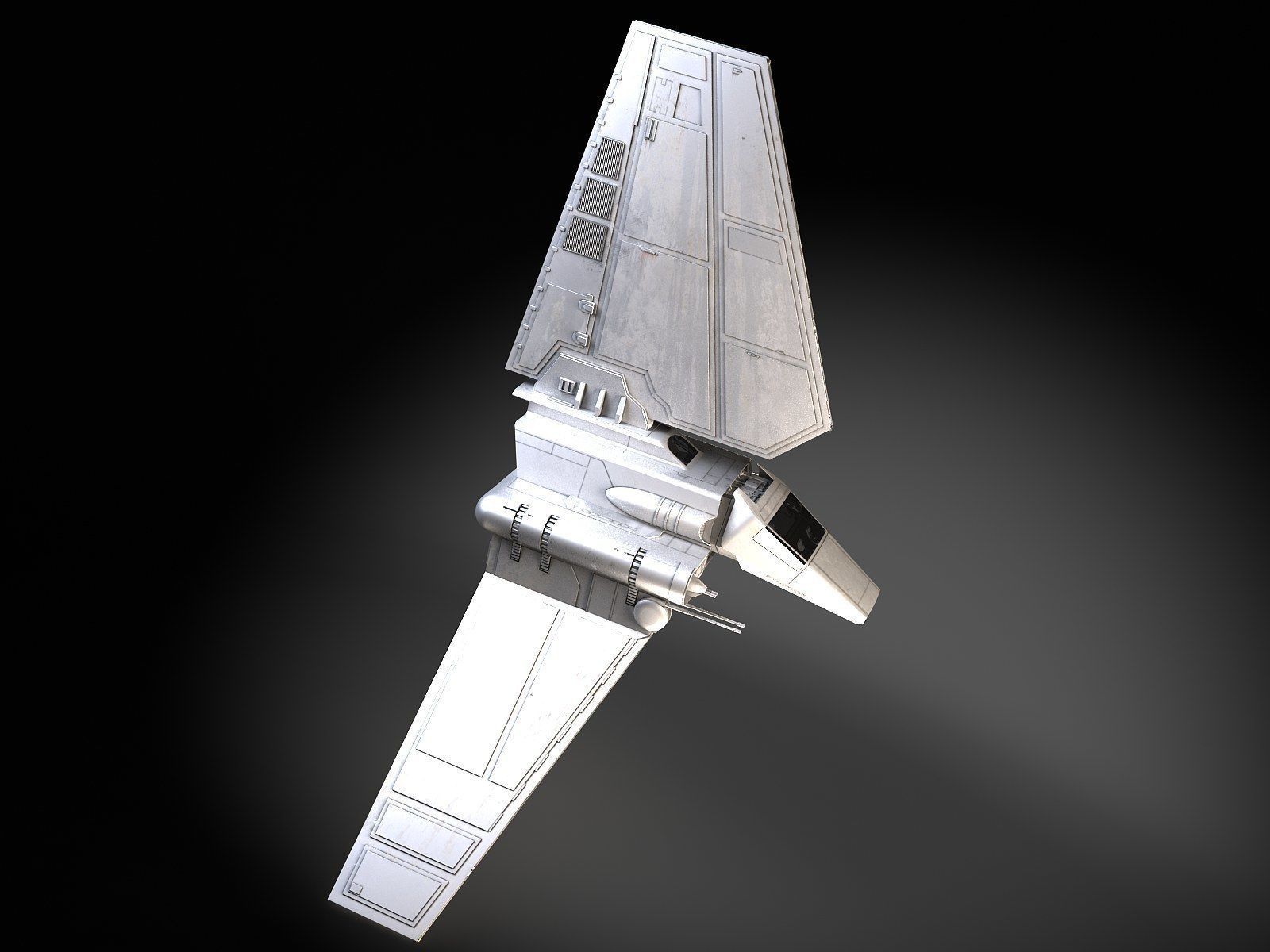 Star Wars Lambda T4A Class Shuttle 3D model_4