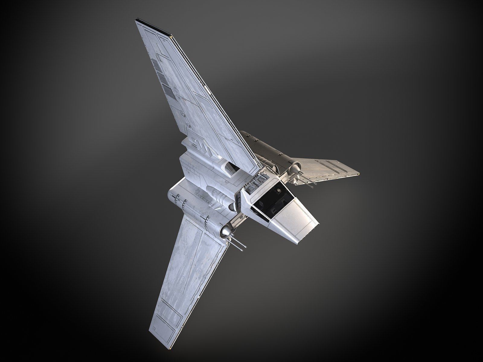 Star Wars Lambda T4A Class Shuttle 3D model_5