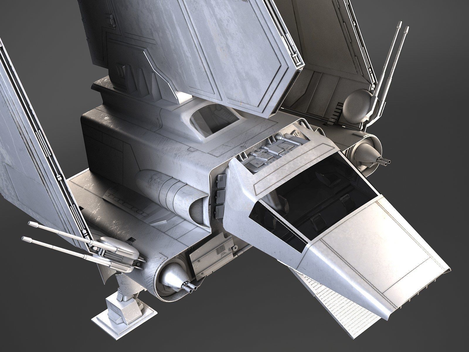Star Wars Lambda T4A Class Shuttle 3D model_13