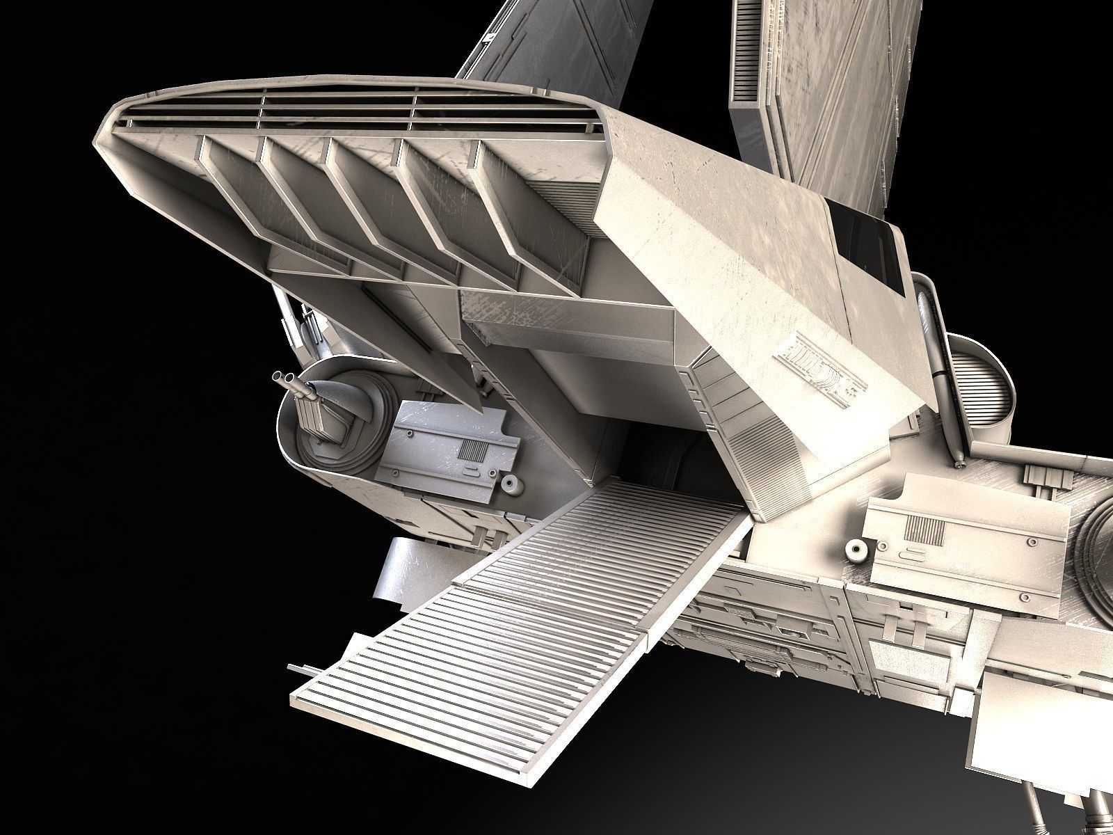 Star Wars Lambda T4A Class Shuttle 3D model_14