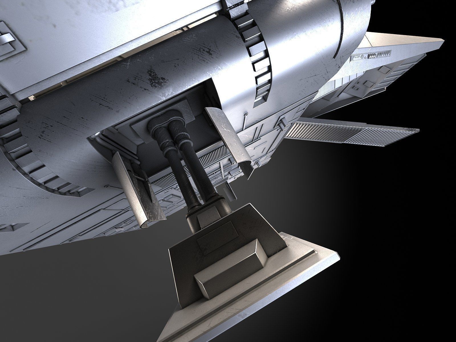 Star Wars Lambda T4A Class Shuttle 3D model_19