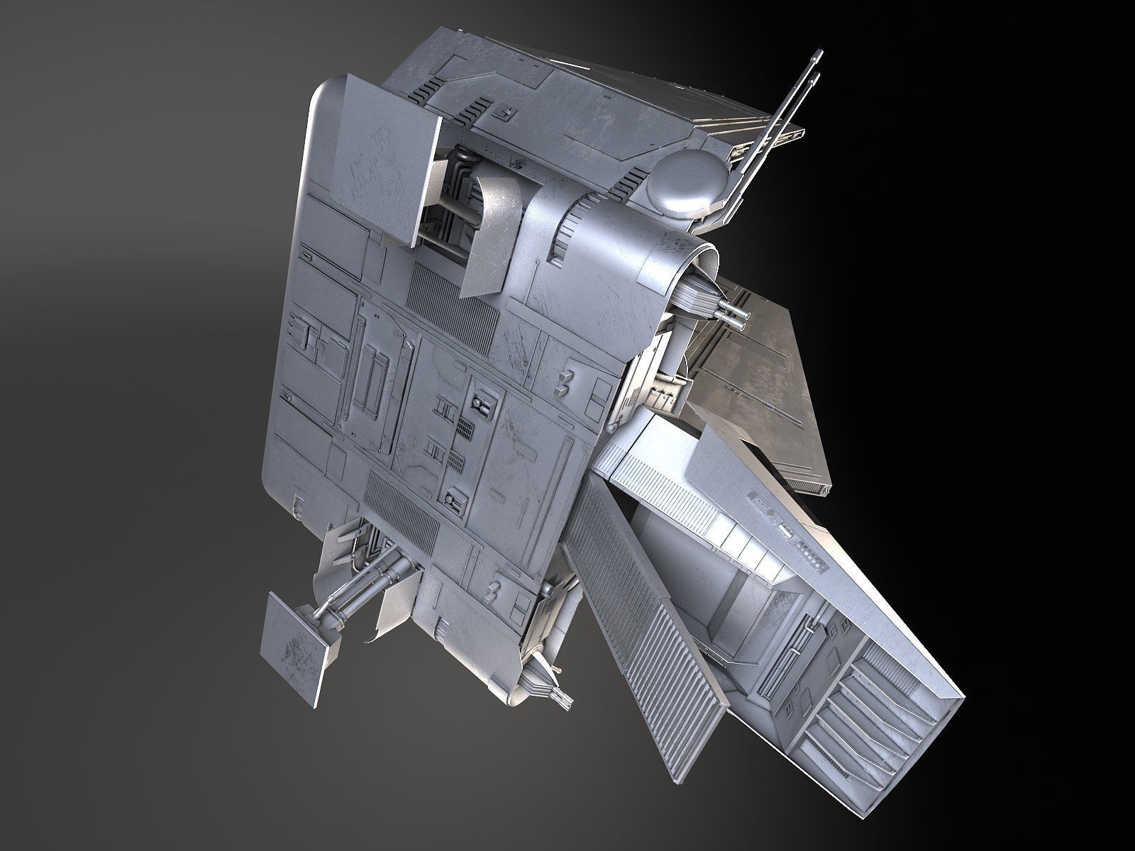 Star Wars Lambda T4A Class Shuttle 3D model_15