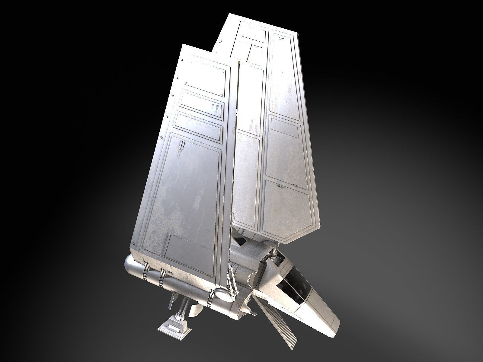 Star Wars Lambda T4A Class Shuttle 3D model_11