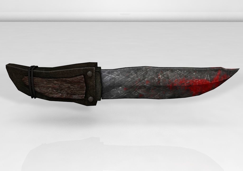 Knife Free low-poly 3D model_8