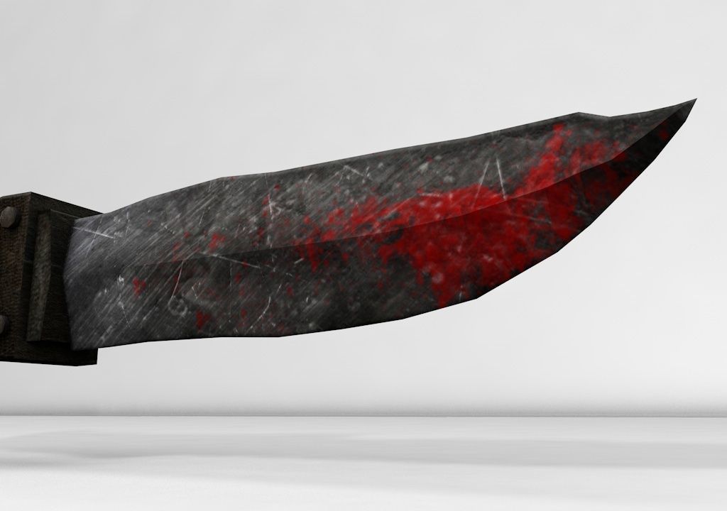 Knife Free low-poly 3D model_7