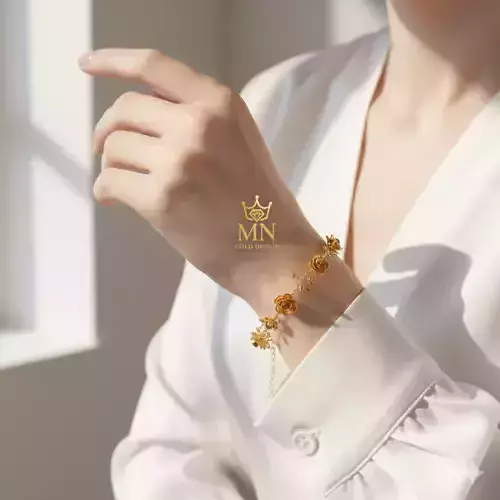 Golden Blossom Bracel