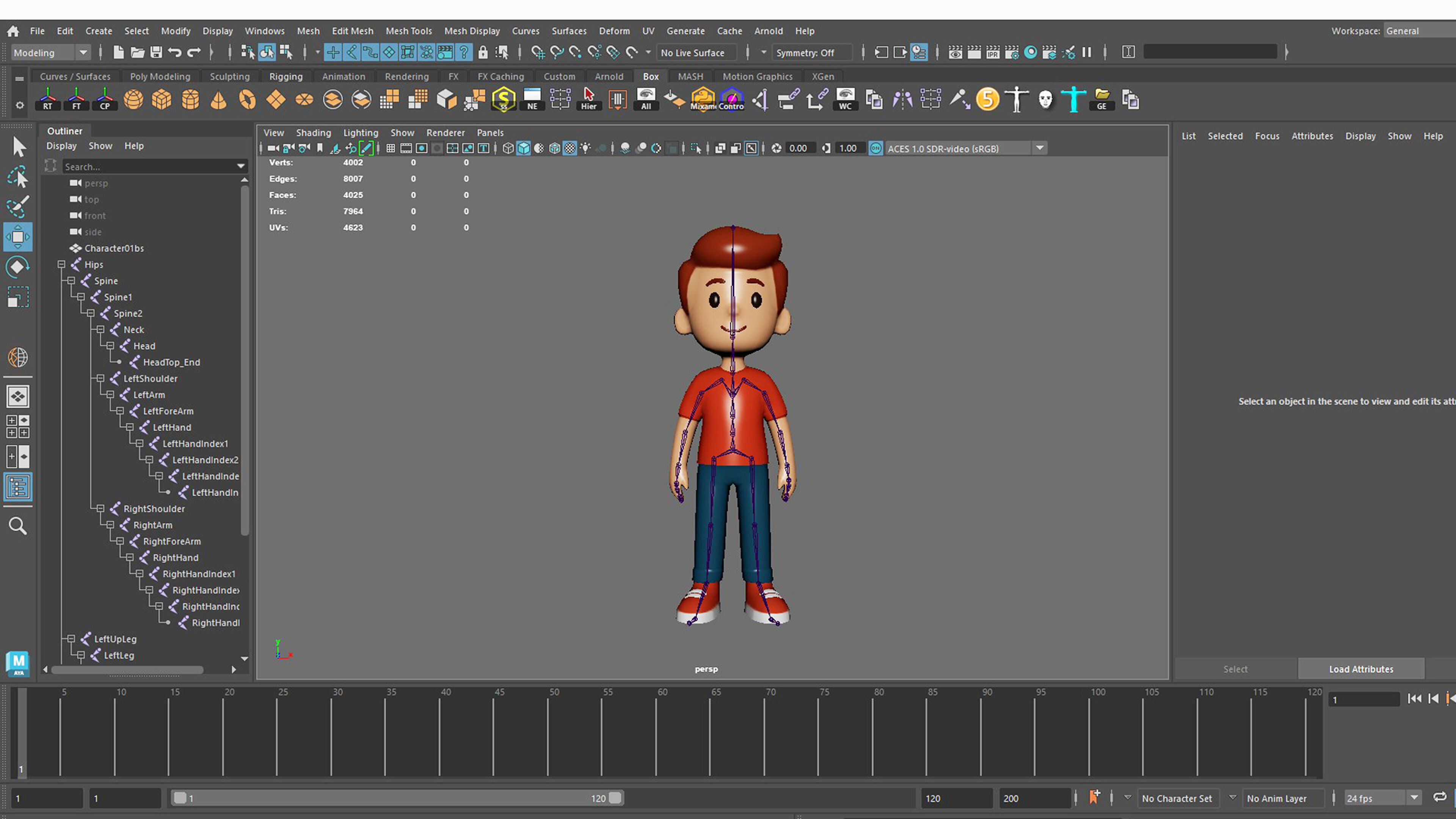 Casual Characters 01 Low-poly 3D model_8