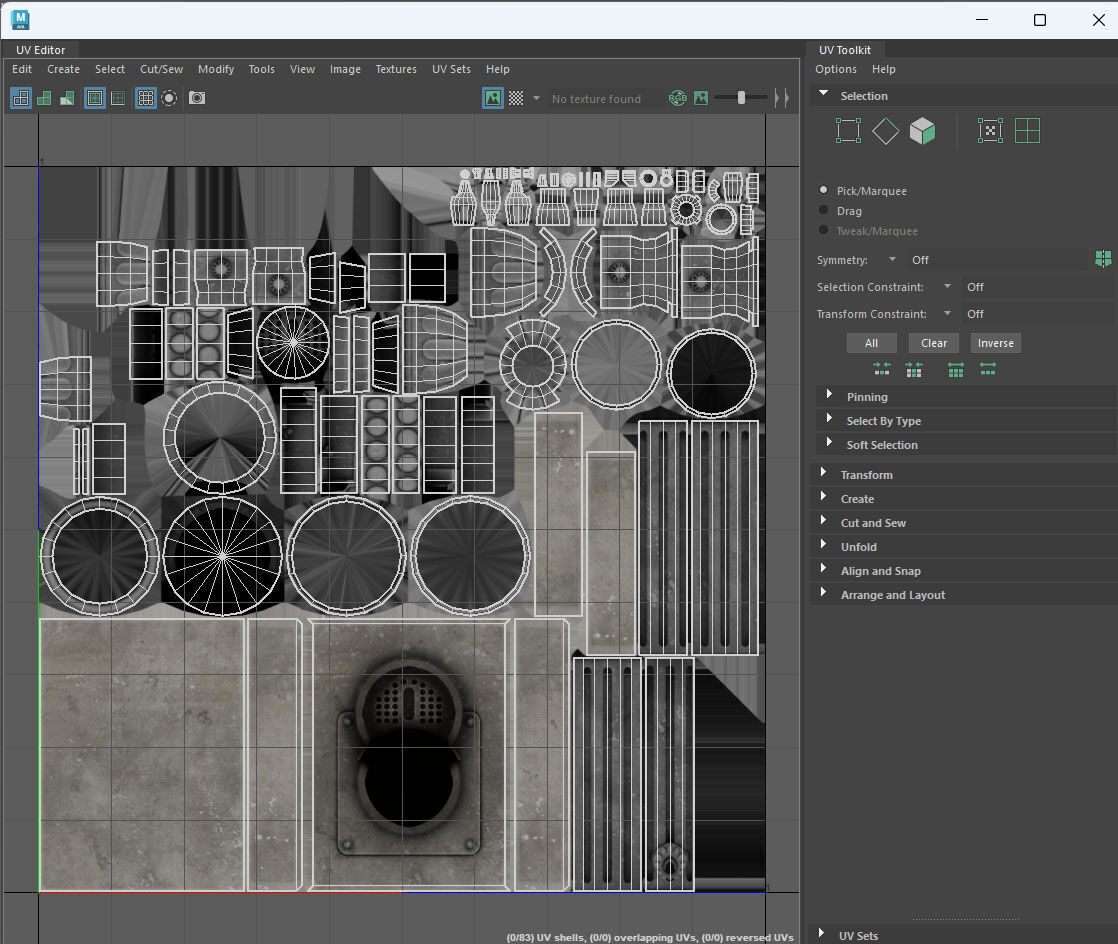 Ornamental Drinking Fountain Low-poly 3D model_10