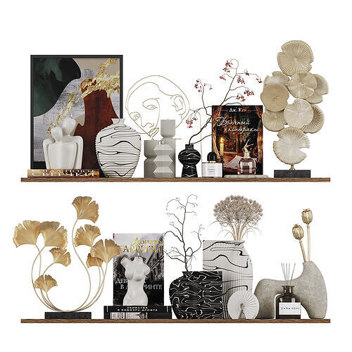 Decorative Set 02 3D model