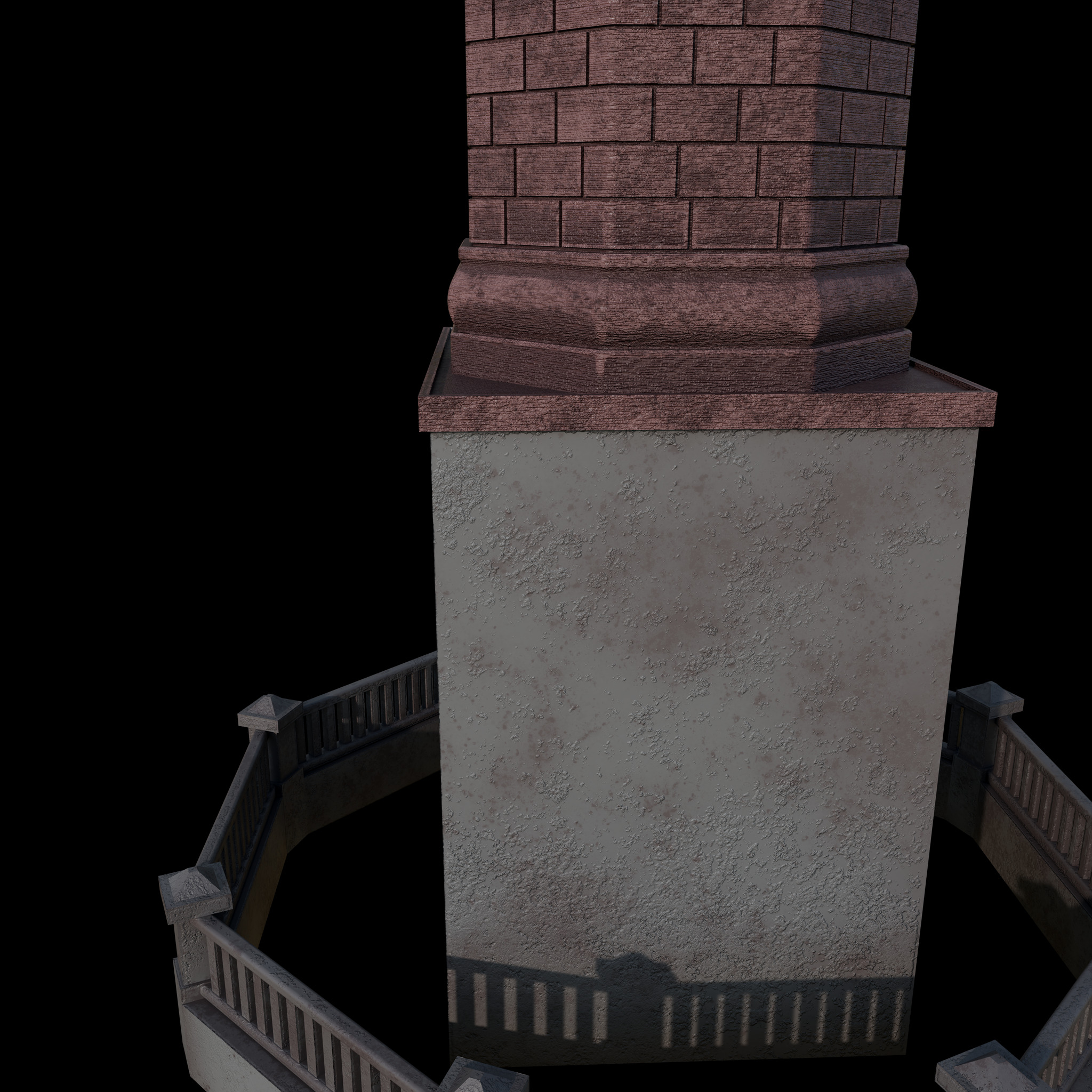 clock tower 3D model_4