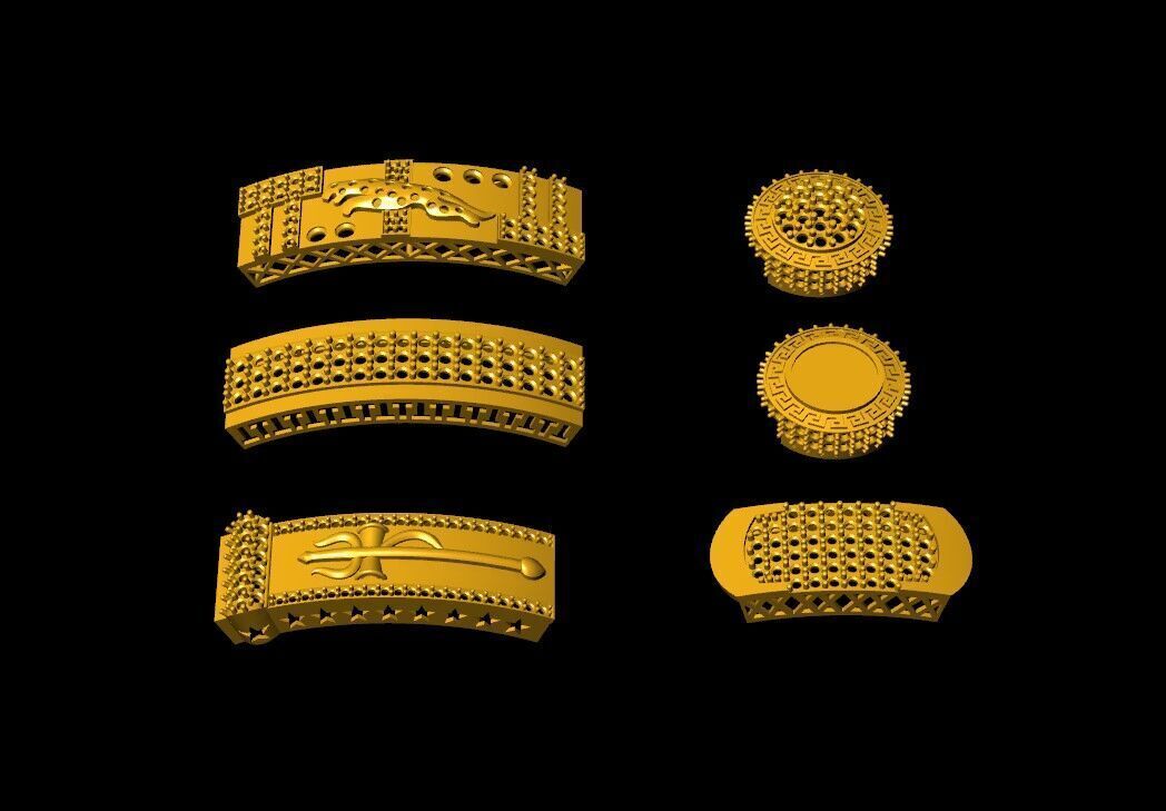 Mens Hand belt FIles- check  Description 3D print model_7