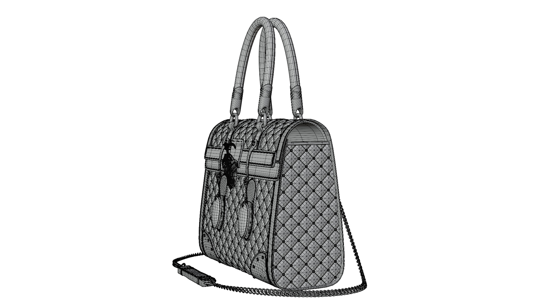 Luxury Handbag 3D model_7