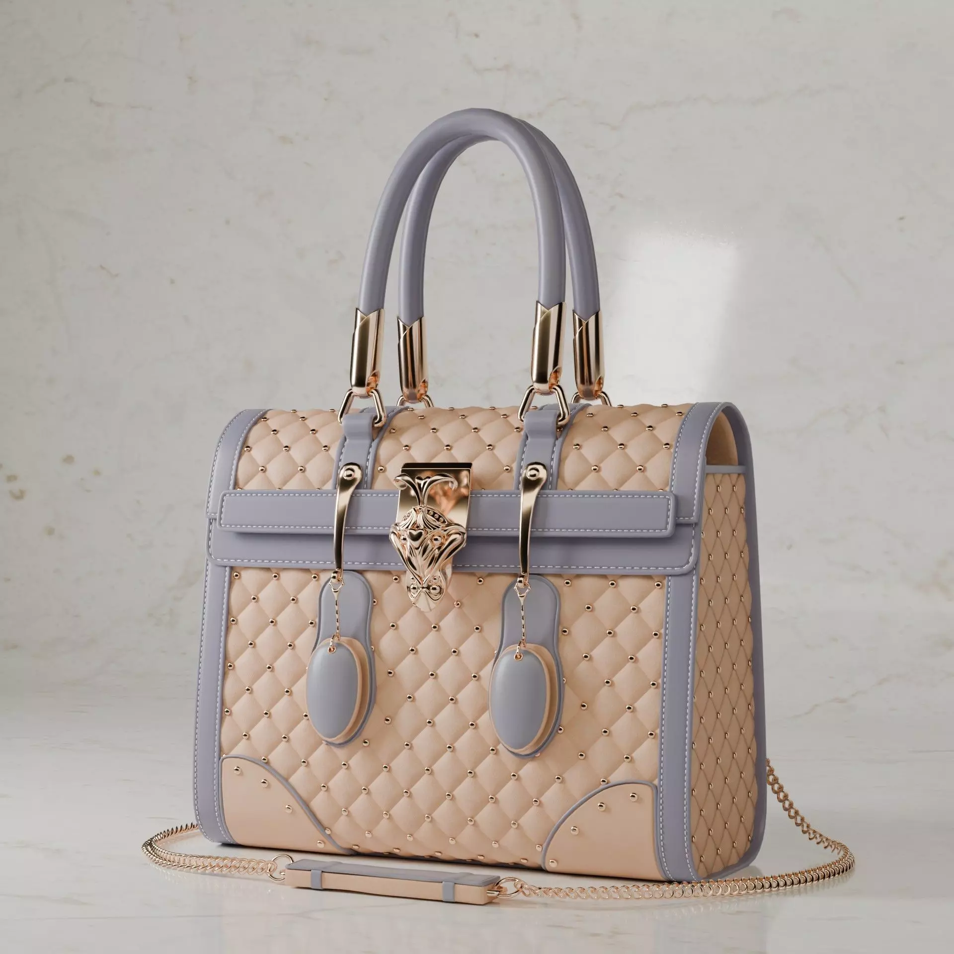 Luxury Handbag 3D model_0