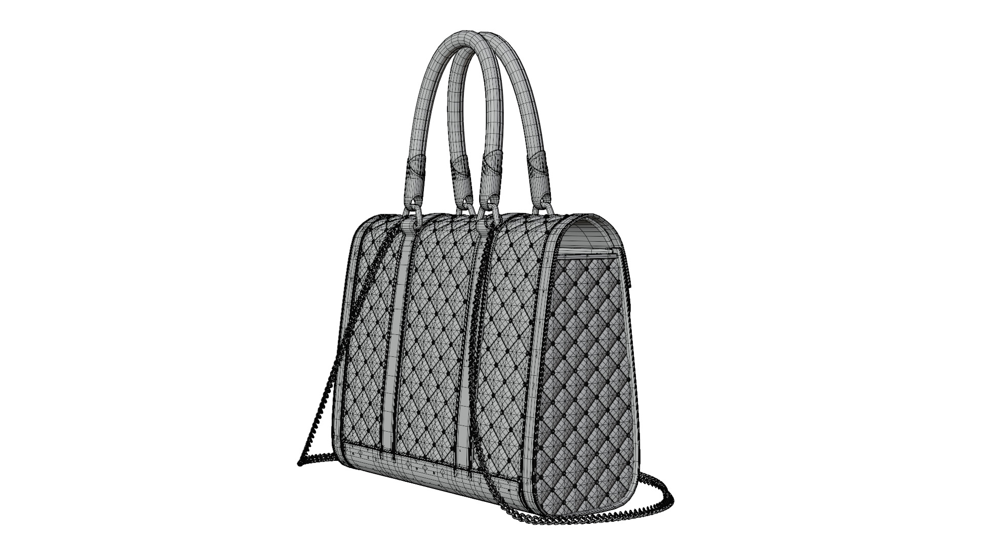 Luxury Handbag 3D model_9