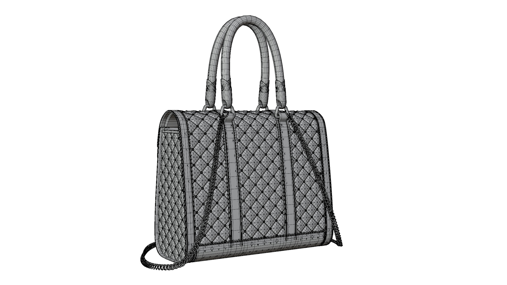 Luxury Handbag 3D model_8