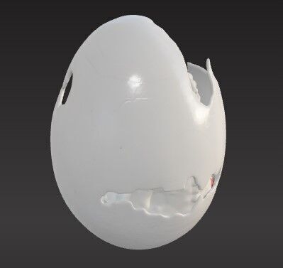 Hatching Baby Dinosaur Unique Design Pendants 3D print model_12