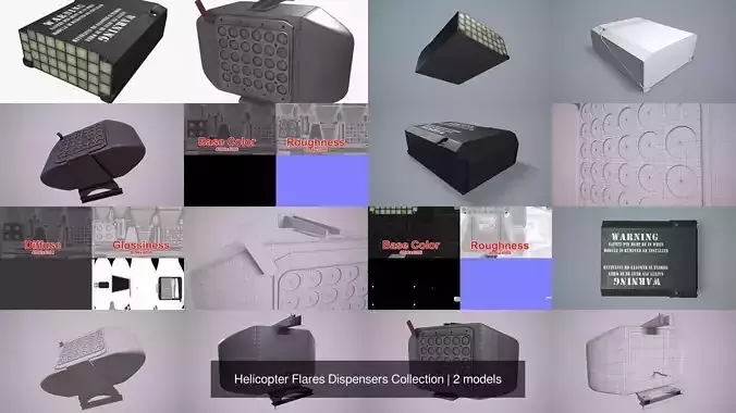 Helicopter Flares Dispensers Collection