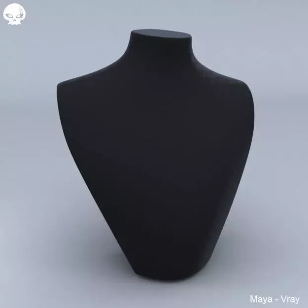 Necklace Display Stand 3D model