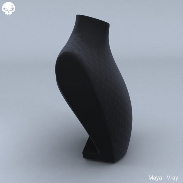 Necklace Display Stand 3D model CGTrader