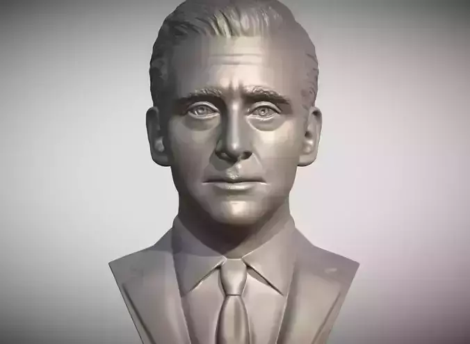 Michael Scott from The Office bust 3D print model