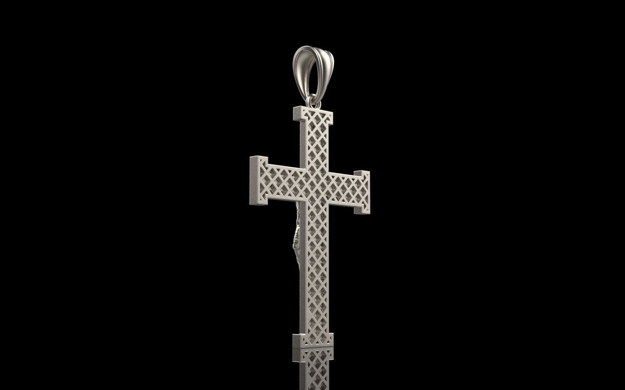 Jesus cross model 1127 3D print model_25