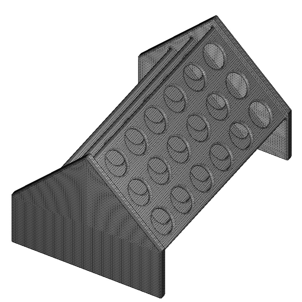 Premium Slant Testtube Holder 3D print model_4