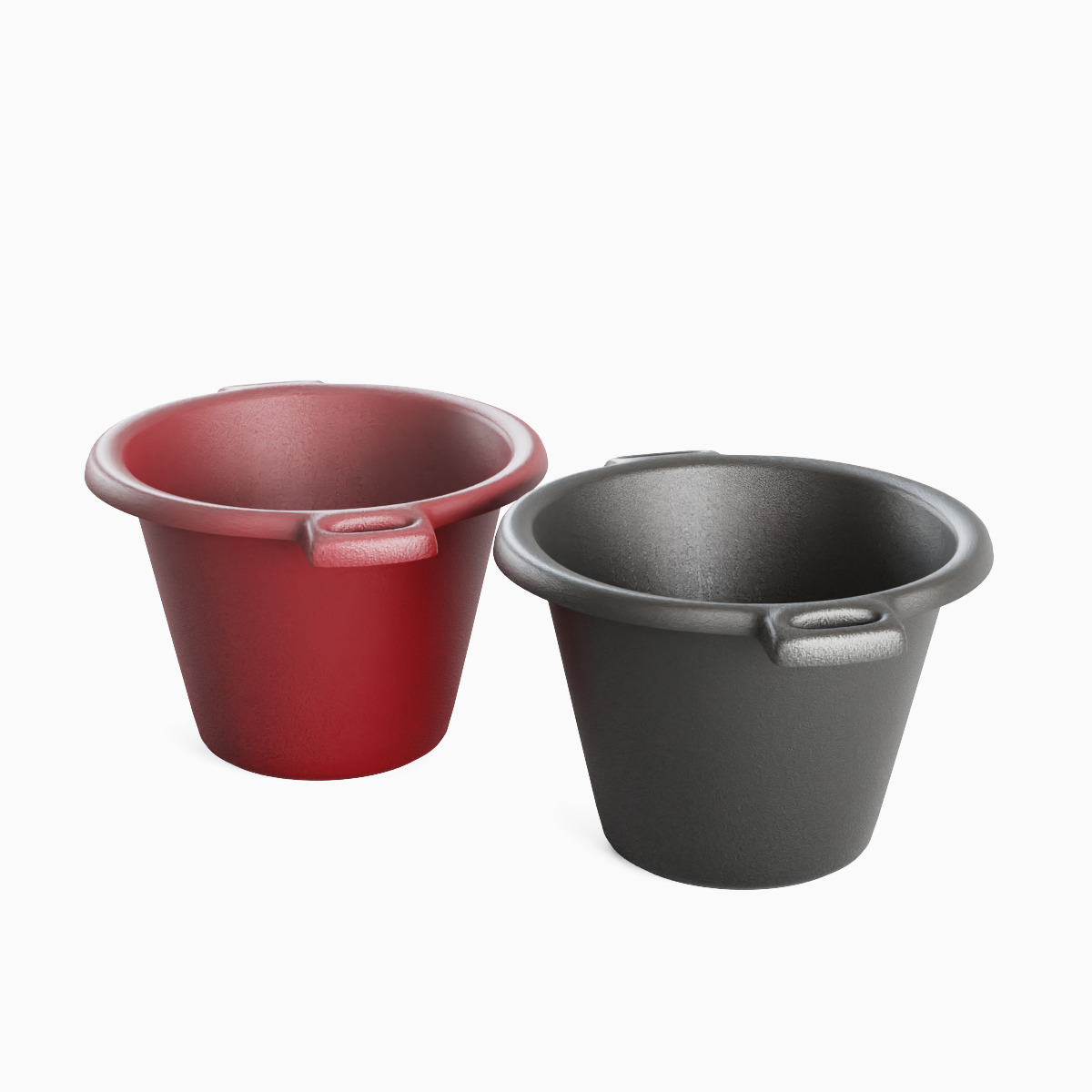 Plastic Basin with Holder Set 3D model_15