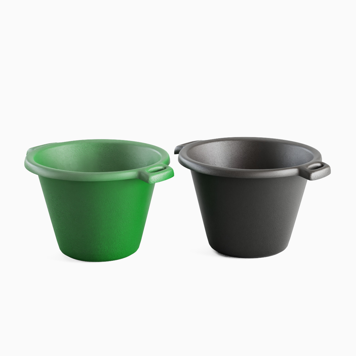 Plastic Basin with Holder Set 3D model_25